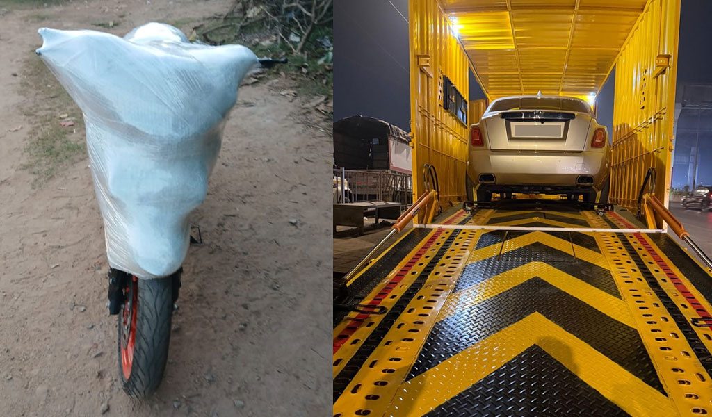 bike and car shifting